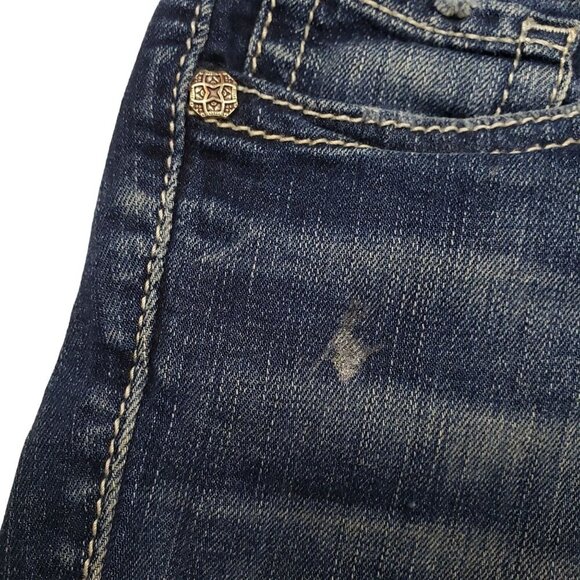 Silver Suki Mid Rise Capri Jeans Womens 28 Mid Rise - Picture 4 of 11